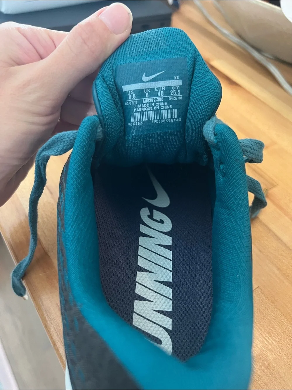 NEW Nike Women's Teal and Gray Running Shoe - Zoom Midsole